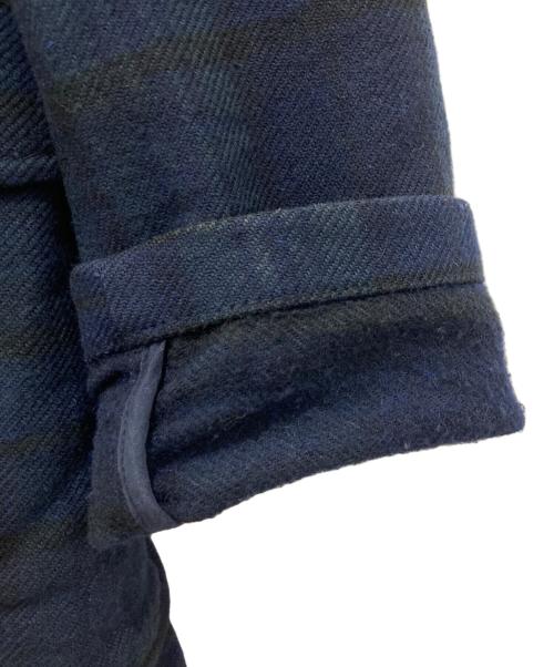 BEAMS PLUS（ビームスプラス）BEAMS PLUS (ビームスプラス) フランネル ドビーチェック 3ボタン ジャケット ネイビー サイズ:Mの古着・服飾アイテム