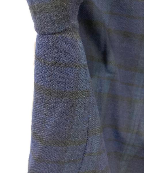 BEAMS PLUS（ビームスプラス）BEAMS PLUS (ビームスプラス) フランネル ドビーチェック 3ボタン ジャケット ネイビー サイズ:Mの古着・服飾アイテム