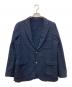 BEAMS PLUS（ビームスプラス）の古着「フランネル ドビーチェック 3ボタン ジャケット」｜ネイビー
