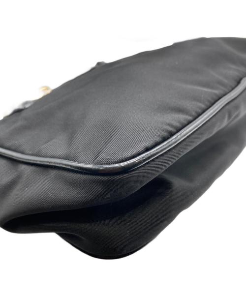 PRADA（プラダ）PRADA (プラダ) 2WAYナイロンショルダーバッグ ブラックの古着・服飾アイテム