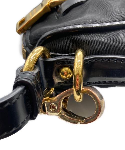 PRADA（プラダ）PRADA (プラダ) 2WAYナイロンショルダーバッグ ブラックの古着・服飾アイテム