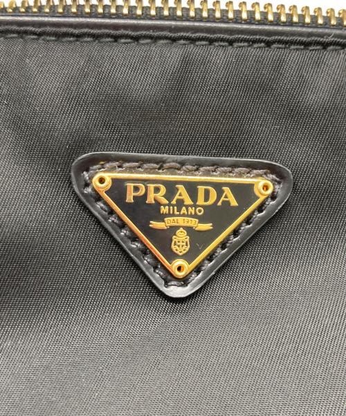 PRADA（プラダ）PRADA (プラダ) 2WAYナイロンショルダーバッグ ブラックの古着・服飾アイテム
