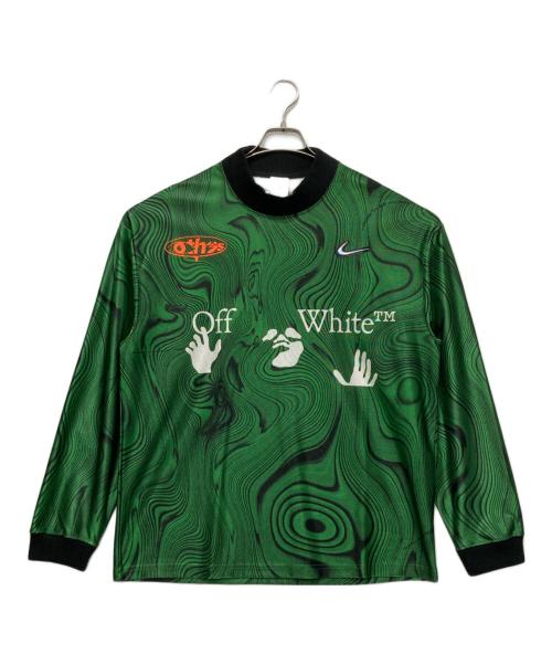 NIKE（ナイキ）NIKE (ナイキ) OFFWHITE (オフホワイト) オールオーバー プリント ユニフォーム/Allover Print Uniform グリーン サイズ:Lの古着・服飾アイテム
