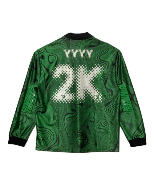 NIKE（ナイキ）NIKE (ナイキ) OFFWHITE (オフホワイト) オールオーバー プリント ユニフォーム/Allover Print Uniform グリーン サイズ:Lの古着・服飾アイテム