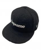 SUPREME×New Eraシュプリーム×ニューエラ）の古着「Brushed Wool Box Logo New Era」｜ブラック