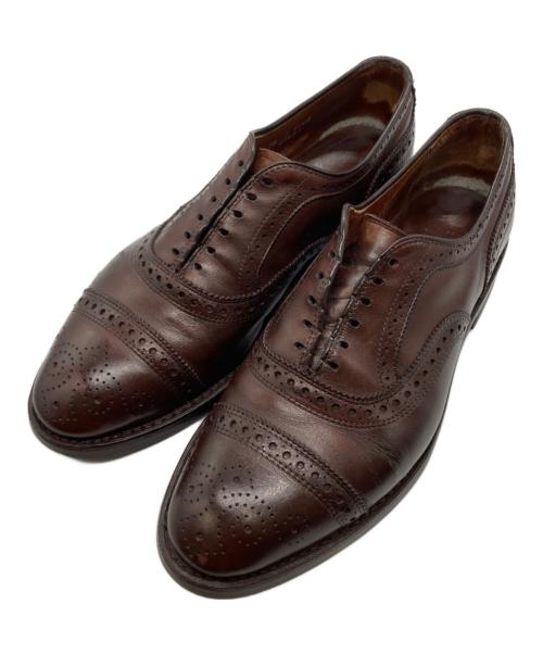 Allen Edmonds（アレン エドモンズ）Allen Edmonds (アレン エドモンズ) メダリオンシューズ ブラウン サイズ:７1/2の古着・服飾アイテム