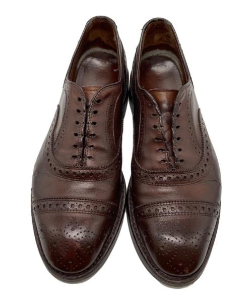 Allen Edmonds（アレン エドモンズ）Allen Edmonds (アレン エドモンズ) メダリオンシューズ ブラウン サイズ:７1/2の古着・服飾アイテム