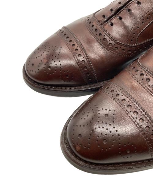 Allen Edmonds（アレン エドモンズ）Allen Edmonds (アレン エドモンズ) メダリオンシューズ ブラウン サイズ:７1/2の古着・服飾アイテム