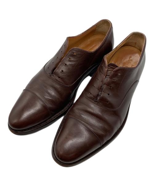 Jalan Sriwijaya（ジャランスリウァヤ）Jalan Sriwijaya (ジャランスリウァヤ) ストレートチップシューズ ブラウン サイズ:７1/2の古着・服飾アイテム