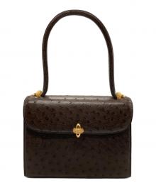 MORABITO（モラビト）の古着「オーストリッチハンドバッグ」｜ブラウン