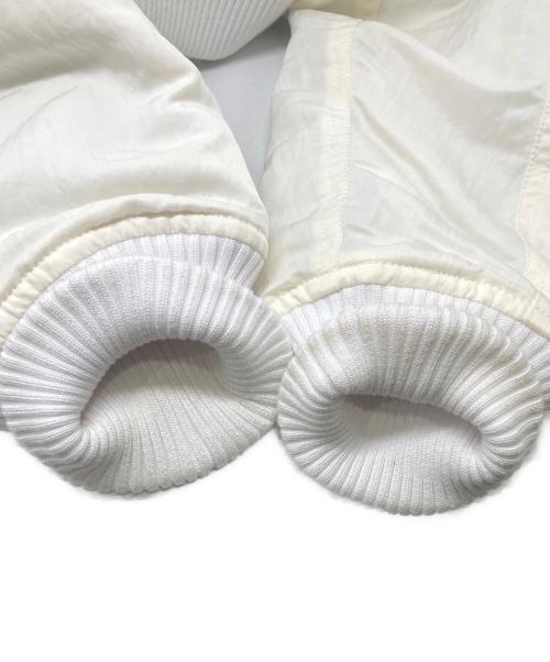 wjk（ダブルジェイケー）wjk (ダブルジェイケー) shrink MA-1ジャケット ホワイト サイズ:Mの古着・服飾アイテム