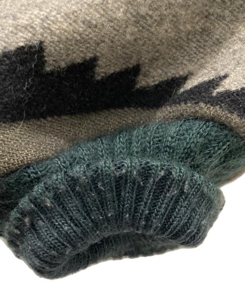 PENDLETON（ペンドルトン）PENDLETON (ペンドルトン) native pattern wool jacket グレー×レッド サイズ:Lの古着・服飾アイテム