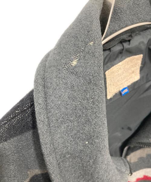 PENDLETON（ペンドルトン）PENDLETON (ペンドルトン) native pattern wool jacket グレー×レッド サイズ:Lの古着・服飾アイテム