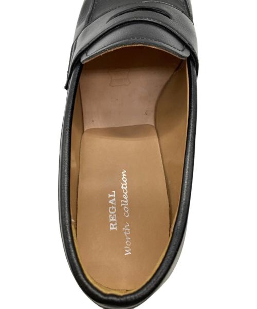 REGAL（リーガル）REGAL (リーガル) コインローファー ブラック サイズ:26 1/2の古着・服飾アイテム