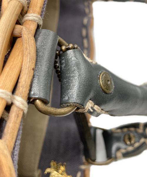 ebagos（エバゴス）ebagos (エバゴス) HIRAMEITA/カゴバッグ ベージュの古着・服飾アイテム