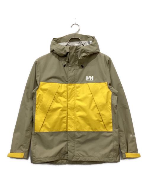 HELLY HANSEN（ヘリーハンセン）HELLY HANSEN (ヘリーハンセン) スカンザライトジャケット イエロー×ベージュ サイズ:Lの古着・服飾アイテム