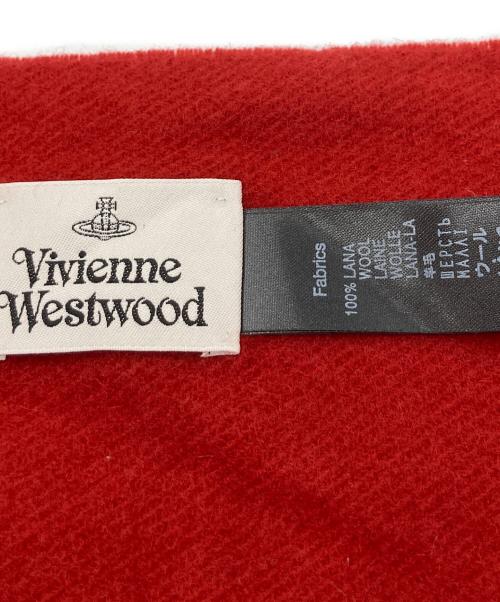 Vivienne Westwood（ヴィヴィアンウエストウッド）Vivienne Westwood (ヴィヴィアンウエストウッド) ウールストール レッドの古着・服飾アイテム
