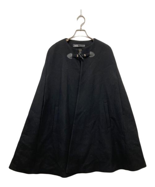 ZARA（ザラ）ZARA (ザラ) Mantecoポンチョ ブラック サイズ:Sの古着・服飾アイテム