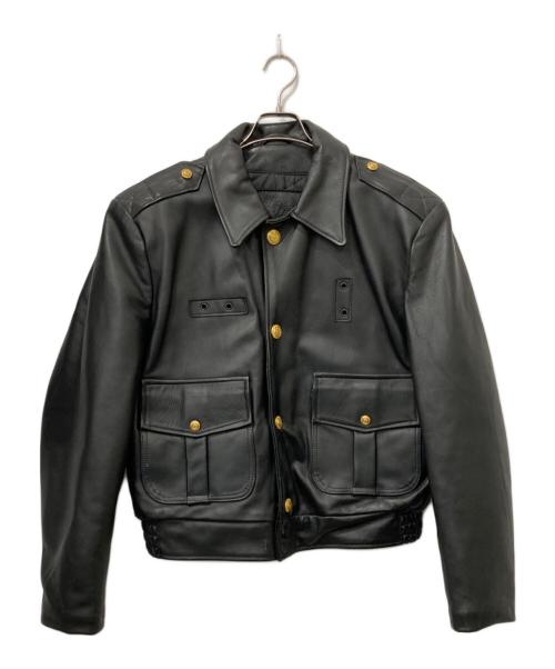 BRANDED GARMENTS（ブランデッドガーメンツ）BRANDED GARMENTS (ブランデッドガーメンツ) シカゴポリスレザージャケット/USA製 ブラック サイズ:40の古着・服飾アイテム