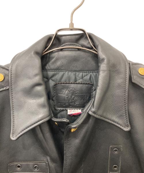 BRANDED GARMENTS（ブランデッドガーメンツ）BRANDED GARMENTS (ブランデッドガーメンツ) シカゴポリスレザージャケット/USA製 ブラック サイズ:40の古着・服飾アイテム
