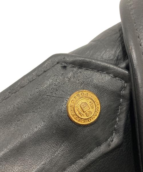 BRANDED GARMENTS（ブランデッドガーメンツ）BRANDED GARMENTS (ブランデッドガーメンツ) シカゴポリスレザージャケット/USA製 ブラック サイズ:40の古着・服飾アイテム