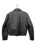 BRANDED GARMENTS (ブランデッドガーメンツ) シカゴポリスレザージャケット/USA製 ブラック サイズ:40：24000円