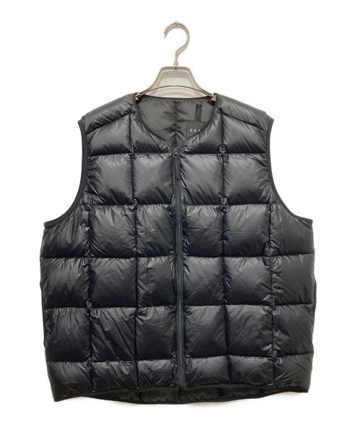 EKAL（エカル）EKAL (エカル) No Color Down Vest ブラック サイズ:Lの古着・服飾アイテム