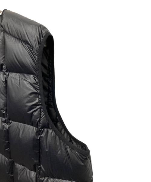 EKAL（エカル）EKAL (エカル) No Color Down Vest ブラック サイズ:Lの古着・服飾アイテム