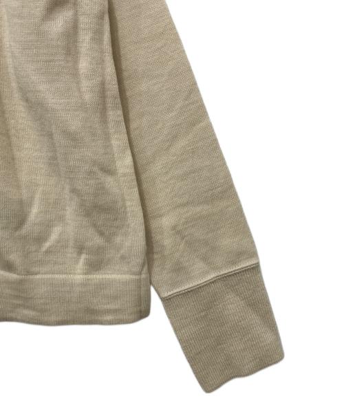 45R（フォーティファイブ・アール）45R (フォーティファイブ・アール) USモー度詰ニットソーのヨックネック ベージュ サイズ:2の古着・服飾アイテム