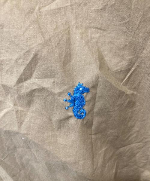 45R（フォーティファイブ・アール）45R (フォーティファイブ・アール) バチストの908オーシャンボタンダウンシャツ ベージュ サイズ:2の古着・服飾アイテム