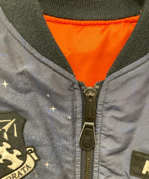 AVIREX（アヴィレックス）AVIREX (アヴィレックス) フライトジャケット ネイビー サイズ:XLの古着・服飾アイテム