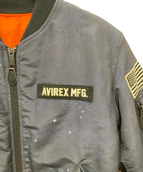 AVIREX（アヴィレックス）AVIREX (アヴィレックス) フライトジャケット ネイビー サイズ:XLの古着・服飾アイテム