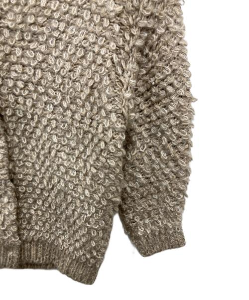 CLANE（クラネ）CLANE (クラネ) MIX LOOP MOHAIR KNIT CARDIGAN ベージュ サイズ:1の古着・服飾アイテム