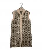 Ameriアメリ）の古着「MEDI JACQUARD LONG KNIT TOP/」｜グリーン