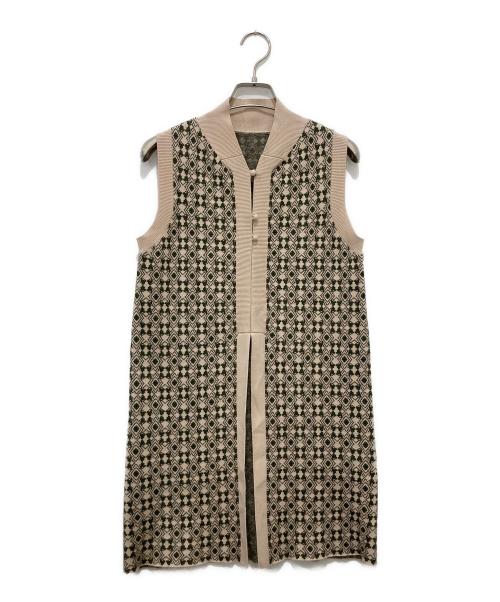 Ameri（アメリ）Ameri (アメリ) MEDI JACQUARD LONG KNIT TOP/ グリーン サイズ:Freeの古着・服飾アイテム