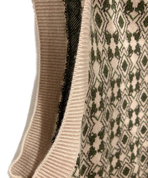 Ameri（アメリ）Ameri (アメリ) MEDI JACQUARD LONG KNIT TOP/ グリーン サイズ:Freeの古着・服飾アイテム