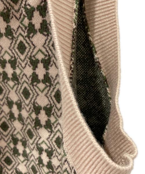 Ameri（アメリ）Ameri (アメリ) MEDI JACQUARD LONG KNIT TOP/ グリーン サイズ:Freeの古着・服飾アイテム