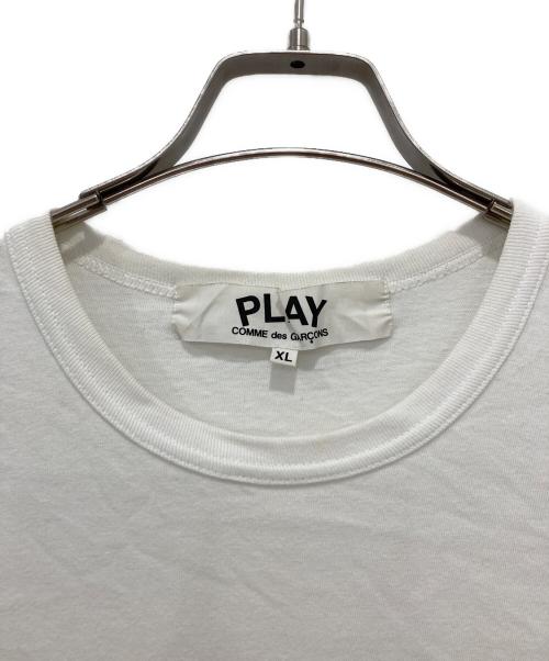 PLAY COMME des GARCONS（プレイコムデギャルソン）PLAY COMME des GARCONS (プレイ コムデギャルソン) プリントTシャツ ホワイト サイズ:XLの古着・服飾アイテム