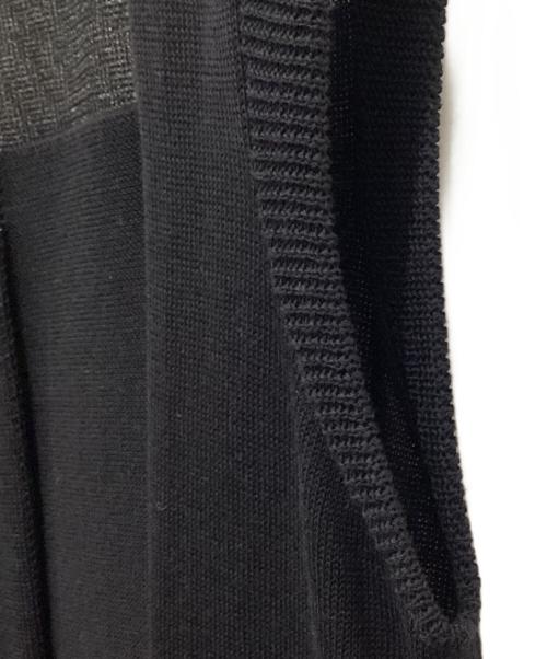 UN3D.（アンスリード）UN3D. (アンスリード) ノースリーブワンピース ブラック サイズ:Fの古着・服飾アイテム