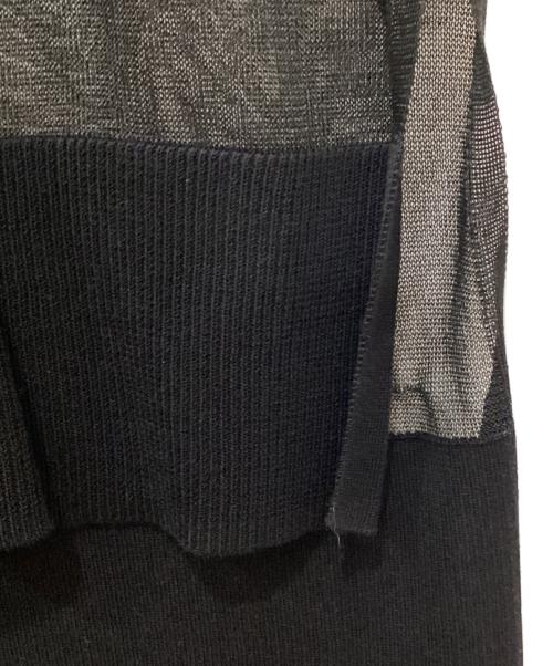 UN3D.（アンスリード）UN3D. (アンスリード) ノースリーブワンピース ブラック サイズ:Fの古着・服飾アイテム