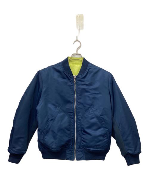 DIESEL（ディーゼル）DIESEL (ディーゼル) J-MATT/リバーシブルジャケット イエロー×ネイビー サイズ:46の古着・服飾アイテム