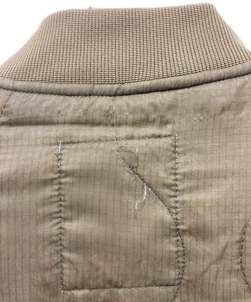 ALPHA（アルファ）ALPHA (アルファ) UPCYCLED QUILT MA-1ジャケット オリーブ サイズ:Lの古着・服飾アイテム