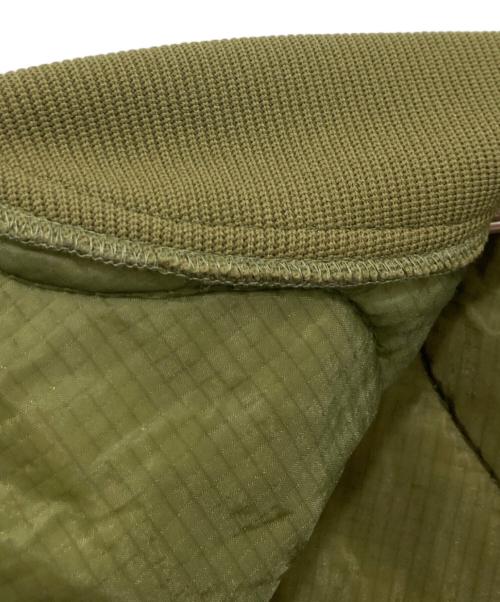 ALPHA（アルファ）ALPHA (アルファ) UPCYCLED QUILT MA-1ジャケット オリーブ サイズ:Lの古着・服飾アイテム