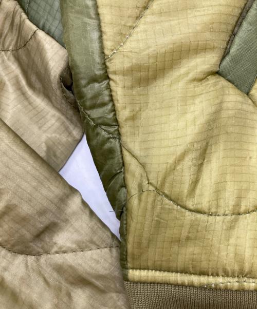 ALPHA（アルファ）ALPHA (アルファ) UPCYCLED QUILT MA-1ジャケット オリーブ サイズ:Lの古着・服飾アイテム