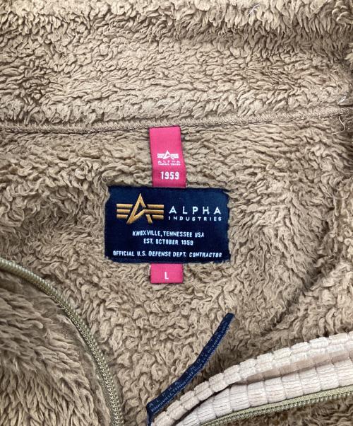 ALPHA（アルファ）ALPHA (アルファ) フリースジャケット ブラウン サイズ:Lの古着・服飾アイテム