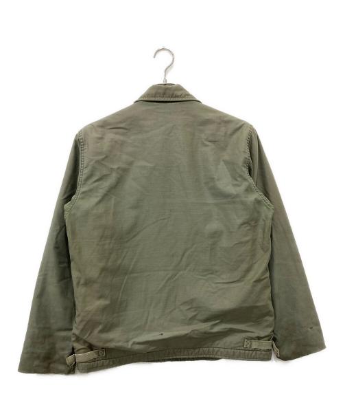 US ARMY（ユーエスアーミー）US ARMY (ユーエスアーミー) A-2デッキジャケット/80's カーキ サイズ:下記参照の古着・服飾アイテム