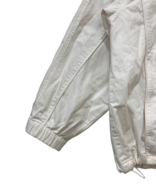 SUPREME（シュプリーム）SUPREME (シュプリーム) UMBRO (アンブロ) Cotton Ripstop Track Jacket ホワイト×ブルー サイズ:Lの古着・服飾アイテム