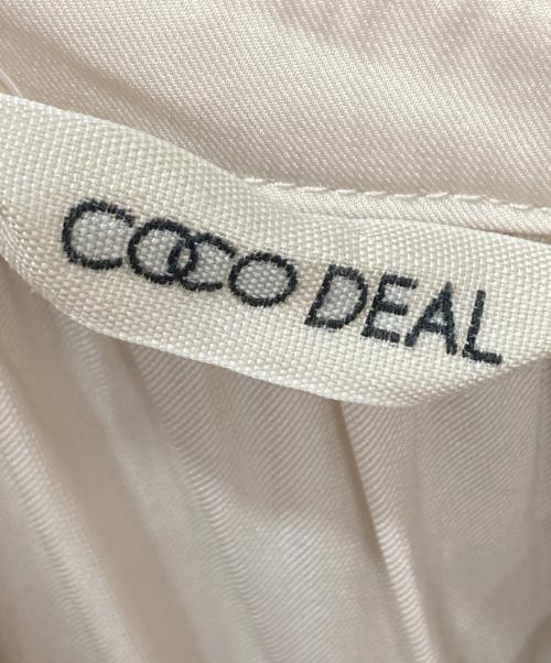 COCODEAL（ココディール）COCODEAL (ココディール) プリーツティアードノースリワンピース ベージュ サイズ:1の古着・服飾アイテム