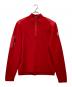 CANADA GOOSE（カナダグース）の古着「Stormont1/4ZipSweater」｜レッド