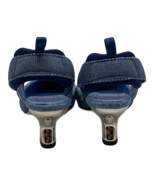 FENDI（フェンディ）FENDI (フェンディ) コリブリ デニムサンダル インディゴ サイズ:36の古着・服飾アイテム